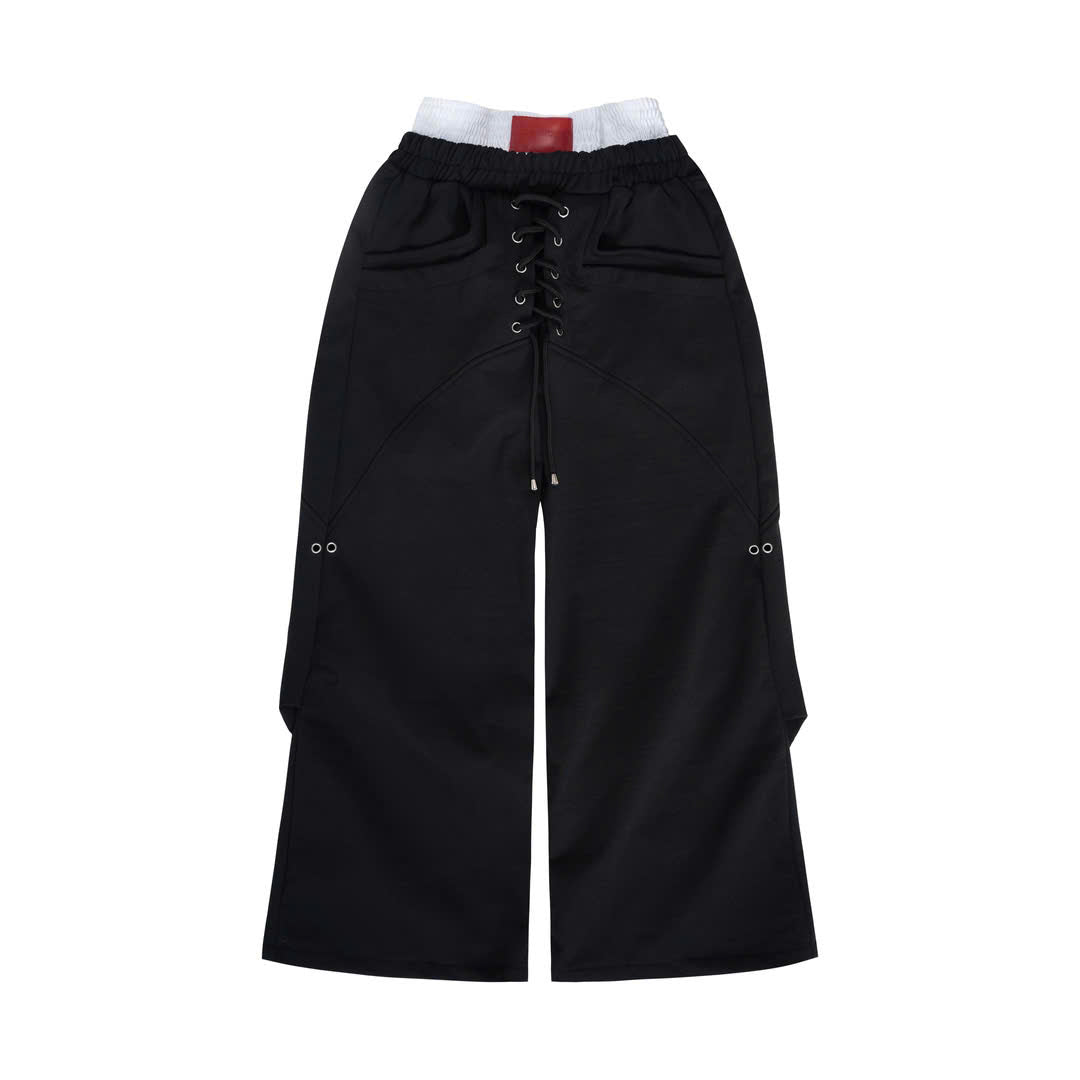 DOUBLE WAISTBAND SWEATPANTS