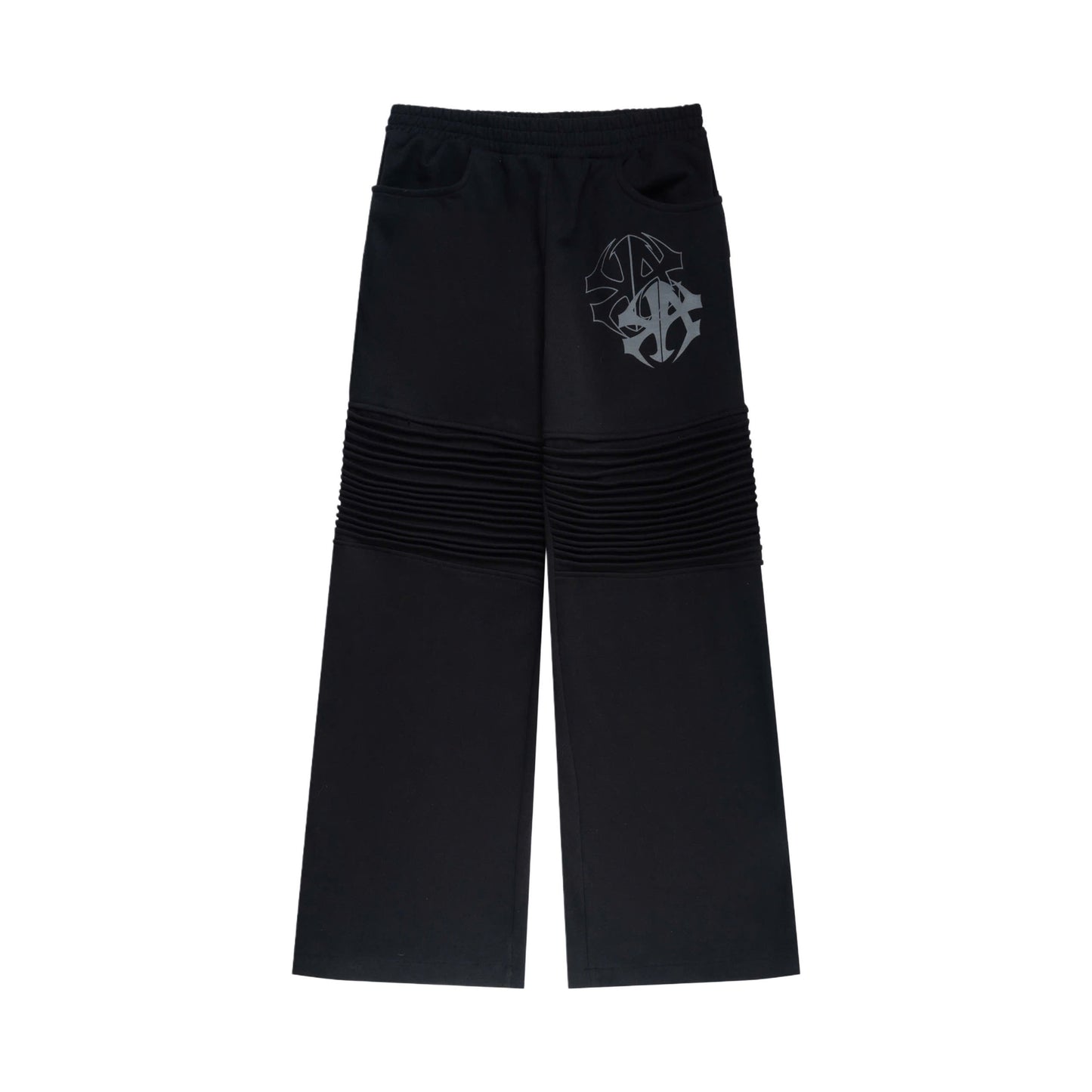 BIKER BLACK SWEATPANTS