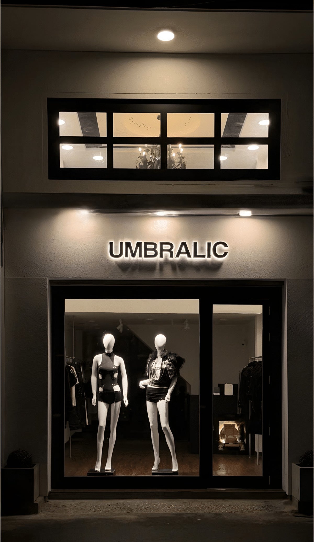 UMBRALIC flagship showroom, Ho Chi Minh City (night)