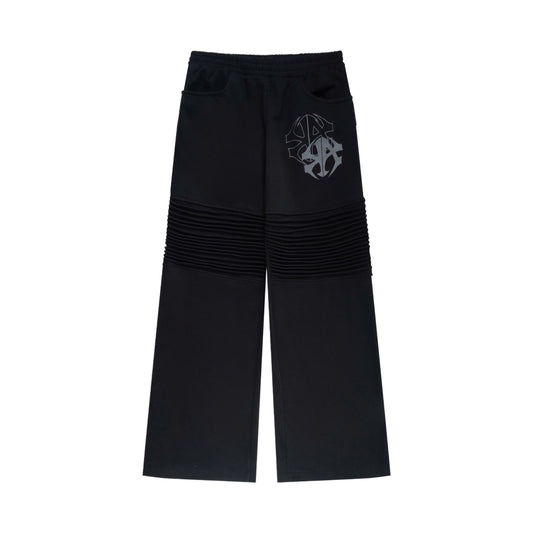 BIKER BLACK SWEATPANTS