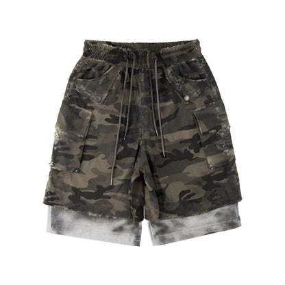 SINGED DOUBLE JORTS