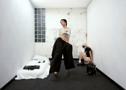 BATWINGS WIDE-LEG PANTS