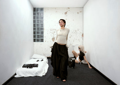 BATWINGS WIDE-LEG PANTS