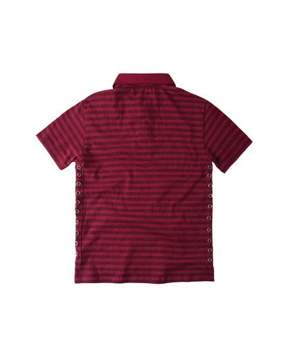 UMBL PINK STRIPED POLO