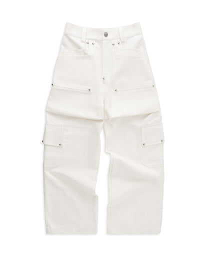 UMBL DP WHITE CARGO PANTS