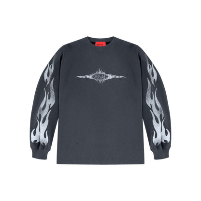 KIDSACT FLAME LS T-SHIRT
