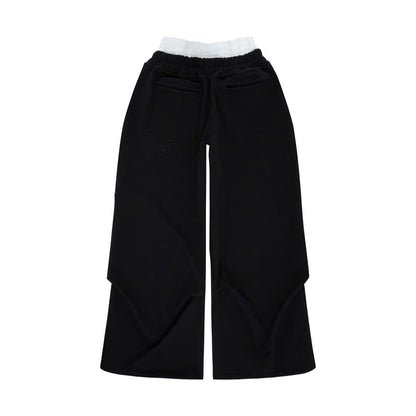 DOUBLE WAISTBAND SWEATPANTS